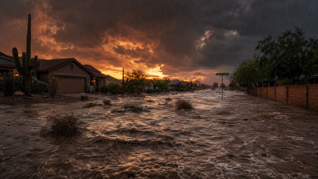When Monsoon Season Strikes: How Flash Floods Create Hazardous Cleanup Conditions — And What Every Homeowner Must Do Next