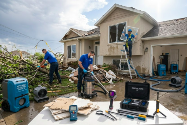 storm damage cleanup