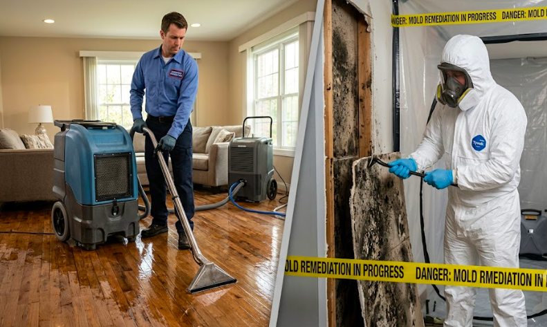 Water Damage vs. Hazard Cleanup: What’s the Difference and When Do You Need Both?