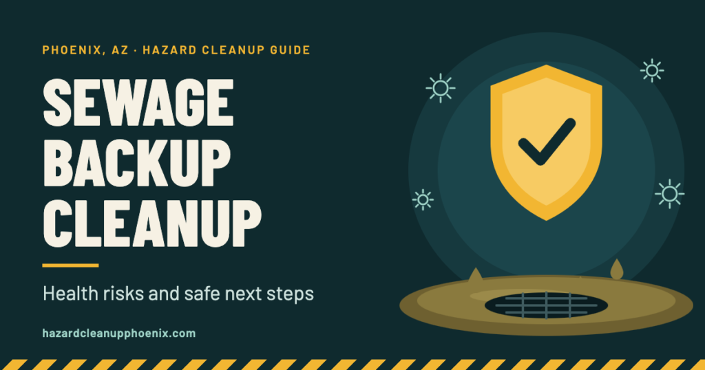 Sewage Backup Cleanup: Health Risks and Safe Next Steps